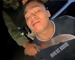 Guy is executed and dismembered by Santa Rosa de Lima cartel