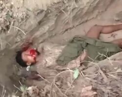 Myanmar civilian beaten to death in shallow grave
