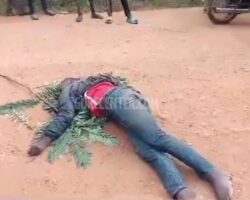 Ugandan government driver hits and kills protester with car
