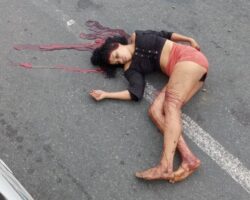 Young Brazilian woman executed on the street