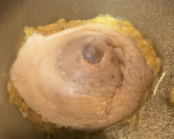 Boiled female nipple