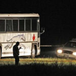 Innocent passenger slaughtered and eaten on bus
