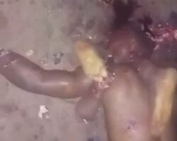 Overkilled & dismembered Nigerian dude