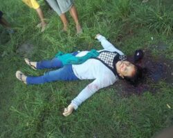 Female murder victim in Philippines