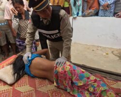 Hanged Cambodian girl