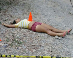 Executed Mexican woman