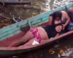 Woman drowned in front of her brothers