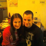 Dragana Ćirić with her boyfriend
