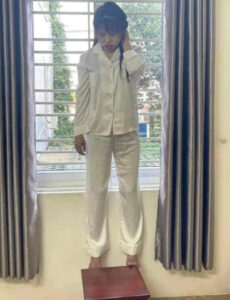 Hanged Vietnamese woman