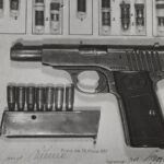 Václav Mrázek's gun