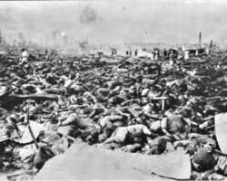 Japanese victims of American bombing
