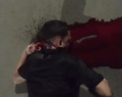 Man with electronic monitoring device on his leg assassinated by hitman