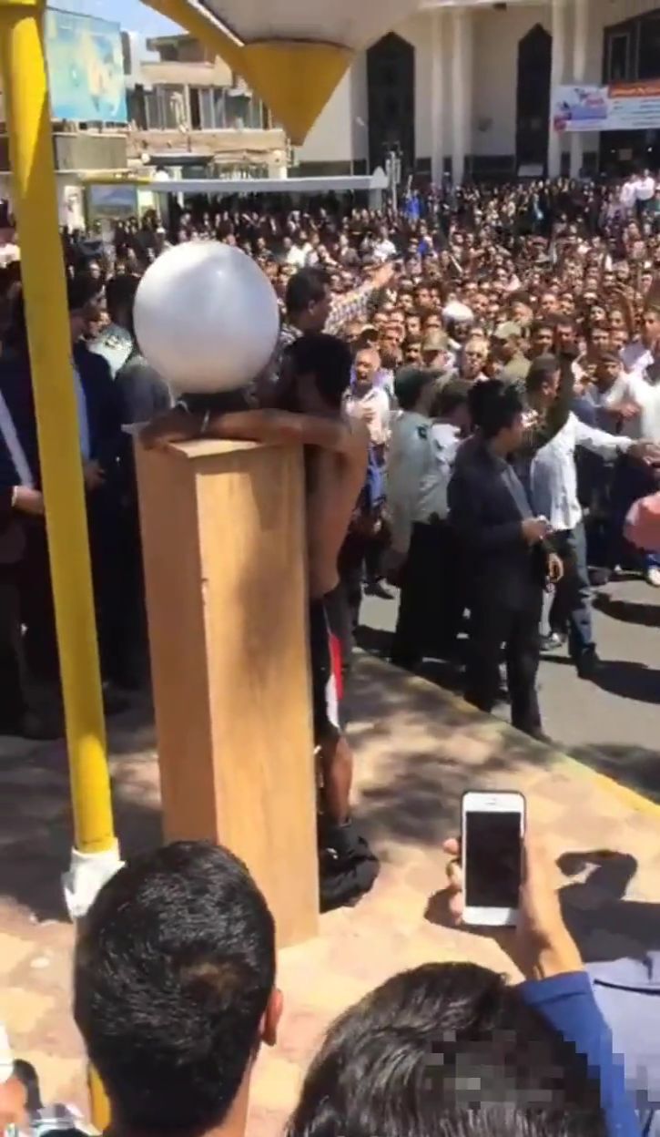 Public flogging as form of punishment in Iran • GoreCenter