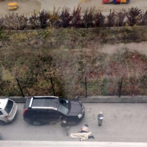 Russian woman throws herself from 7th floor