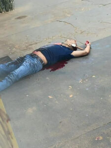 Stabbed to death in the middle of street