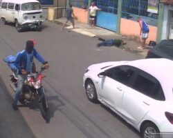 Brazilian motorcyclist sent into coma by van