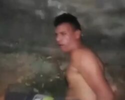 Home burglar is brutally beaten before police arrive