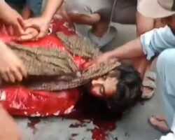 Motorcyclist slit his throat on flying kite string