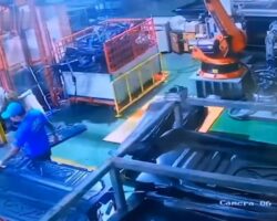 Robotic arm crushes worker to death