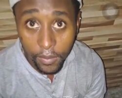 Thief gets his hand shot through