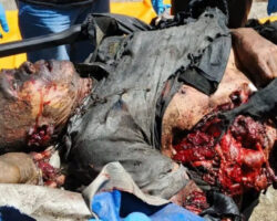 13 people torn to pieces in explosion of expired ammunition