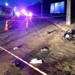 Aftermath of tragic traffic accident in Santarém
