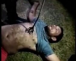 Branding of Mexican car thief