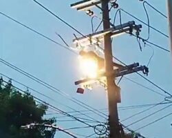 Brazilian cable thief fatally electrocuted