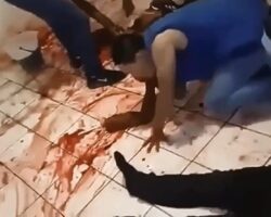 Cartel members have fun with dead bodies and their severed parts
