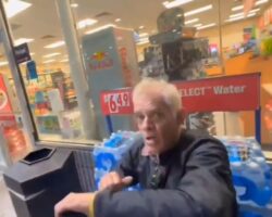 Elderly paedophile gets beating
