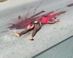 Haitian biker crushed by truck