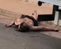 Man electrocuted while climbing pole