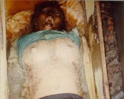 Process of human body decomposition