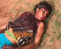 Woman had her throat slit because of debt