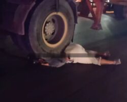 Cambodian guy fatally run over by truck
