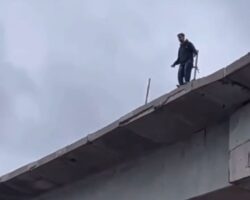 Desperate man ends his life by jumping off highway bridge