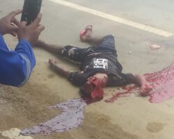 Fatal end of motorcyclist in Sorong City