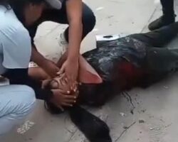 Female street promoter assassinated on street