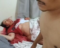 Guy filming farewell video with dying woman whom he stabbed