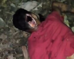 Man found with big hole in his head