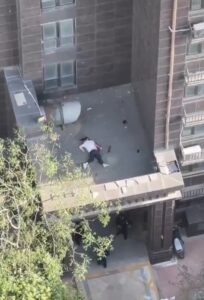 Man jumps out of the window of tall building after committing murder