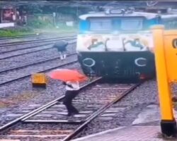 Old man ended his life by stepping in front of moving train