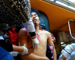 Purse thief died after collision with truck