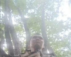 Russian soldier shoots himself in head on front line