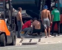 Security guard was crushed to death by large roll