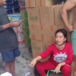 Delivery service courier is strangled by aggressive customer