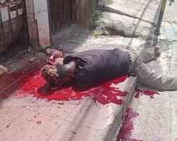 Executed with more than 50 gunshots in the middle of street