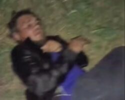 Group of young Russians jumped two homeless men