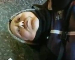 Legs of elderly woman crushed by heavy truck