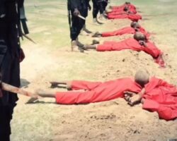 Mass execution of captives by African ISIS branch